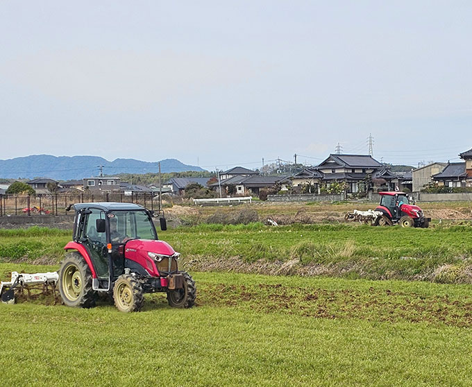 スタブルカルチによる水田の荒起し3